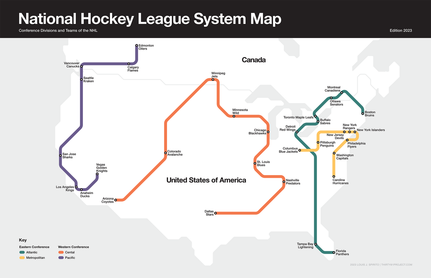 NHL Teams 11x17 Print