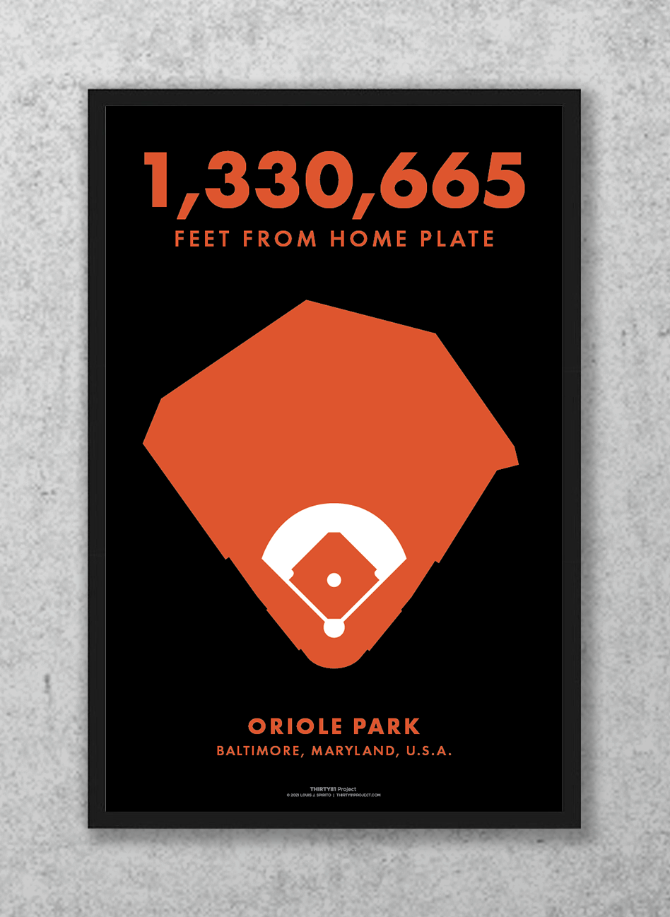 Oriole Park Custom Print