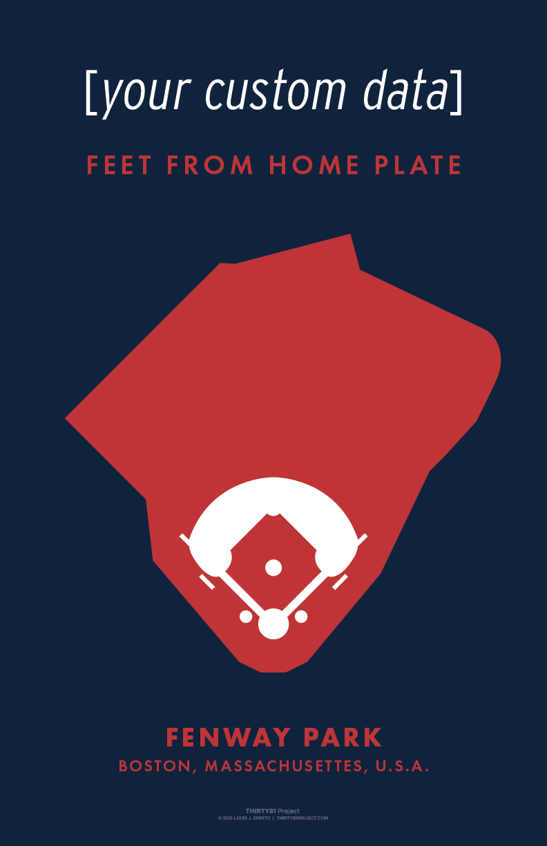 Fenway Park Custom Print