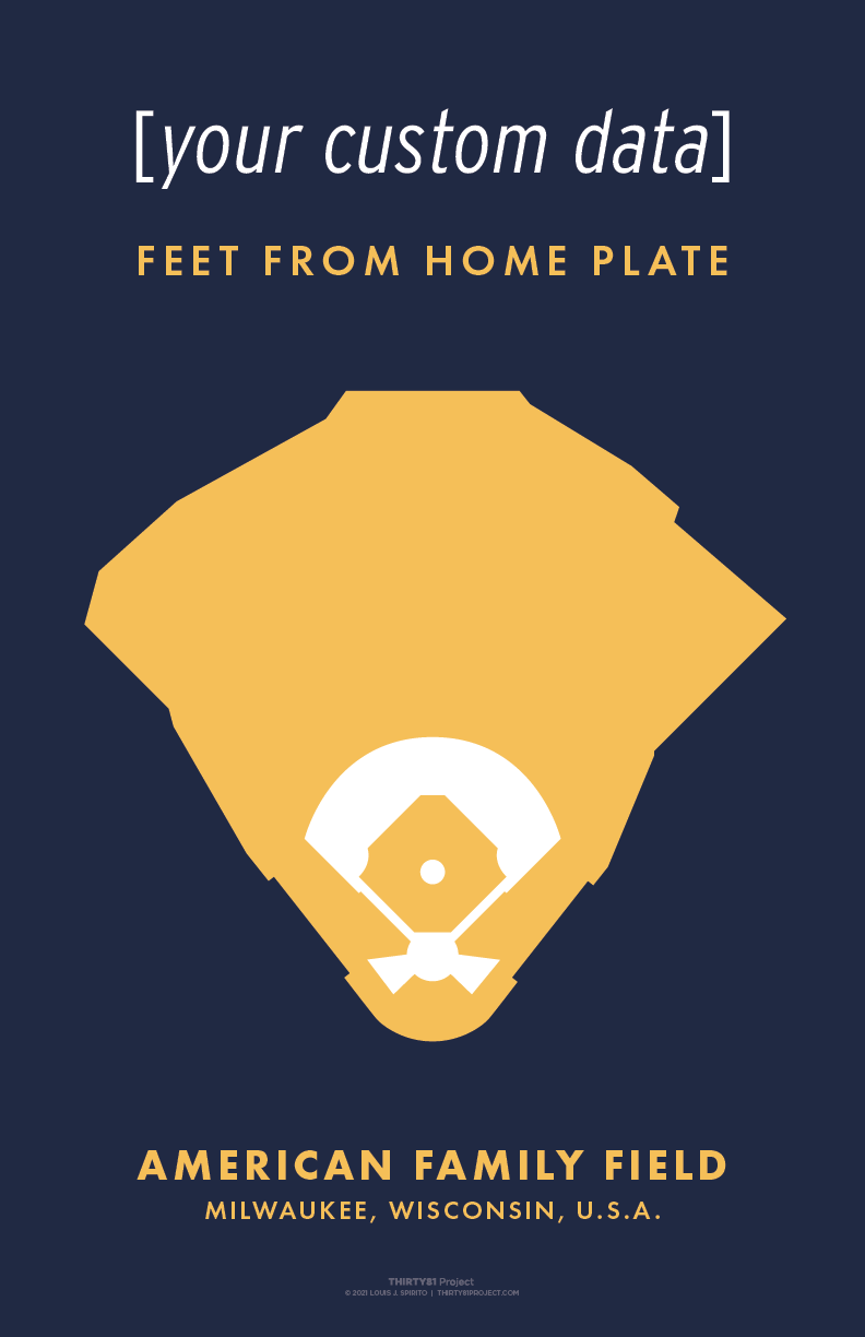 American Family Field Custom Print