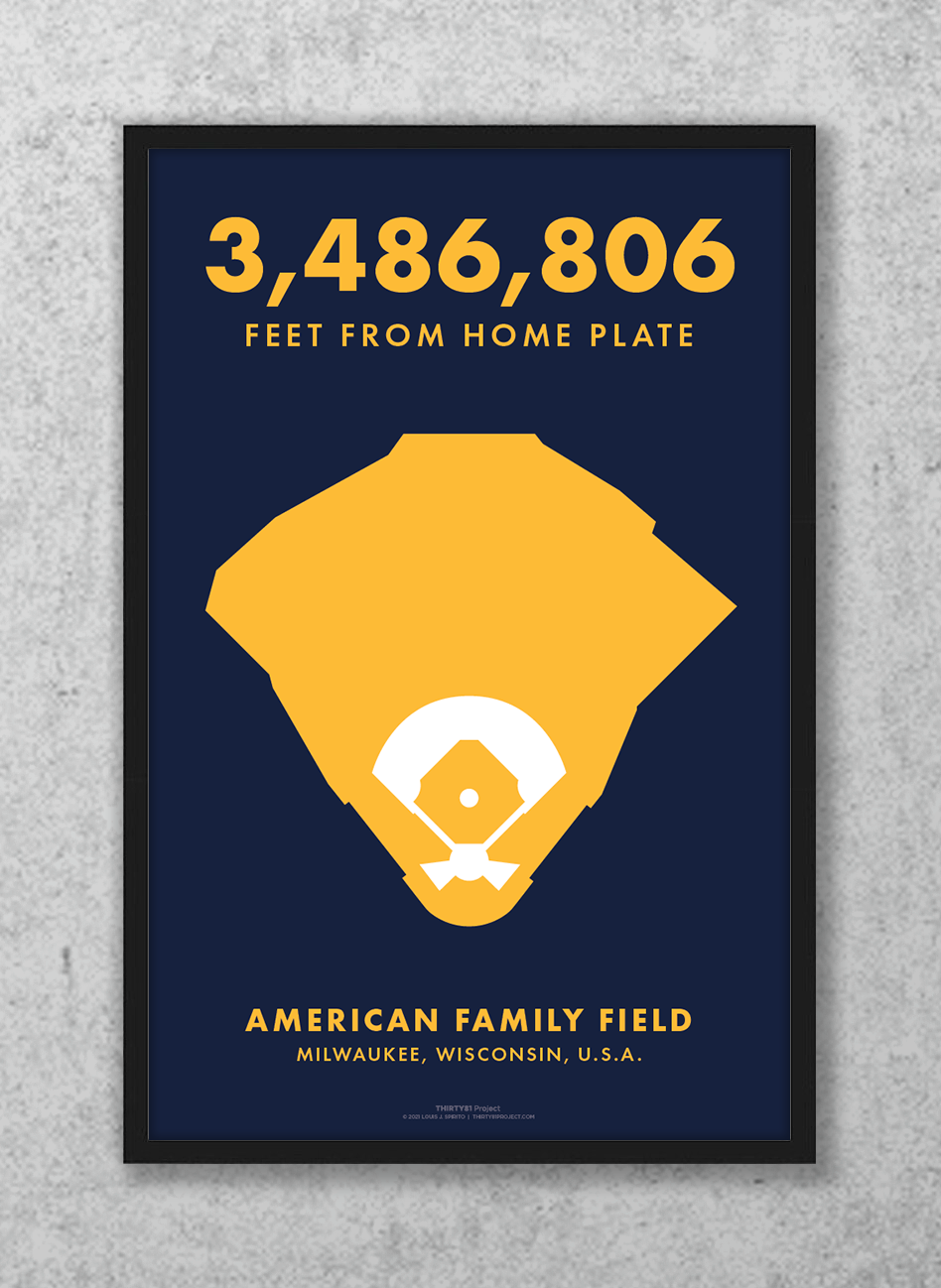 American Family Field Custom Print