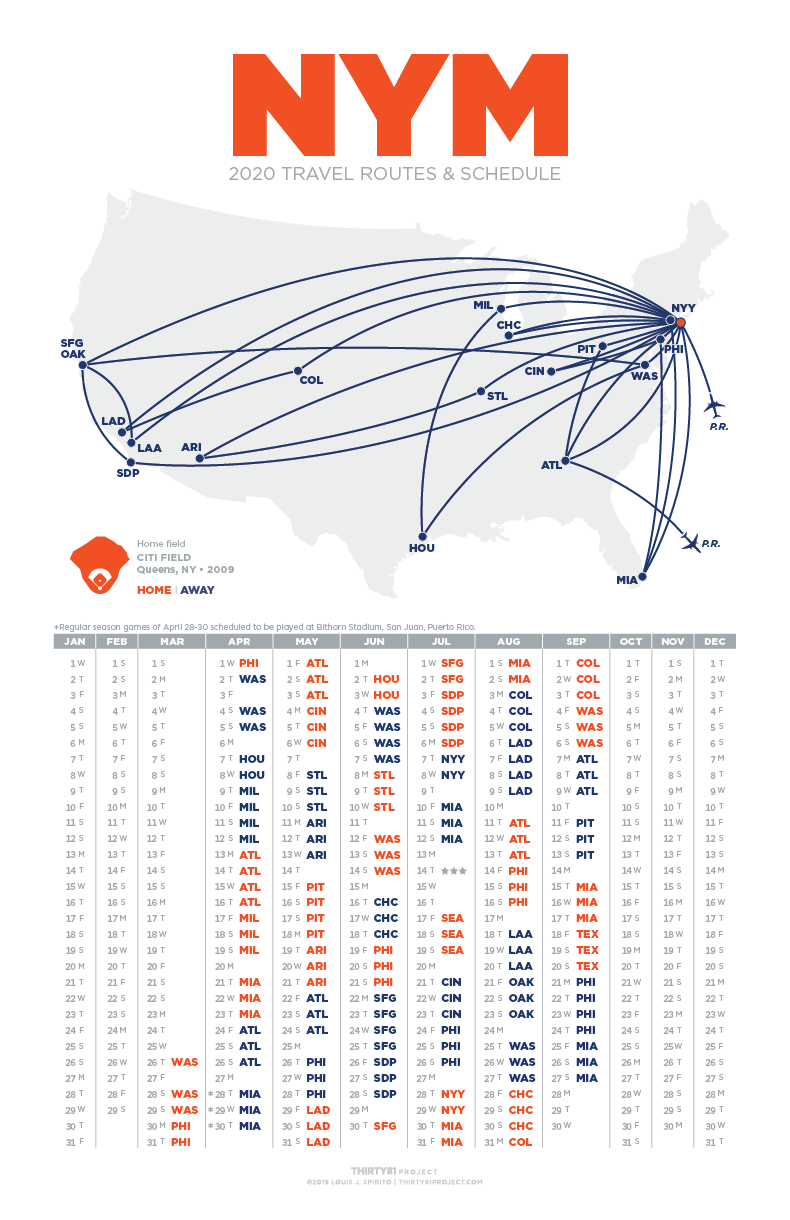 Citi Field / NYM2020 Routes & Schedule THIRTY81 Press