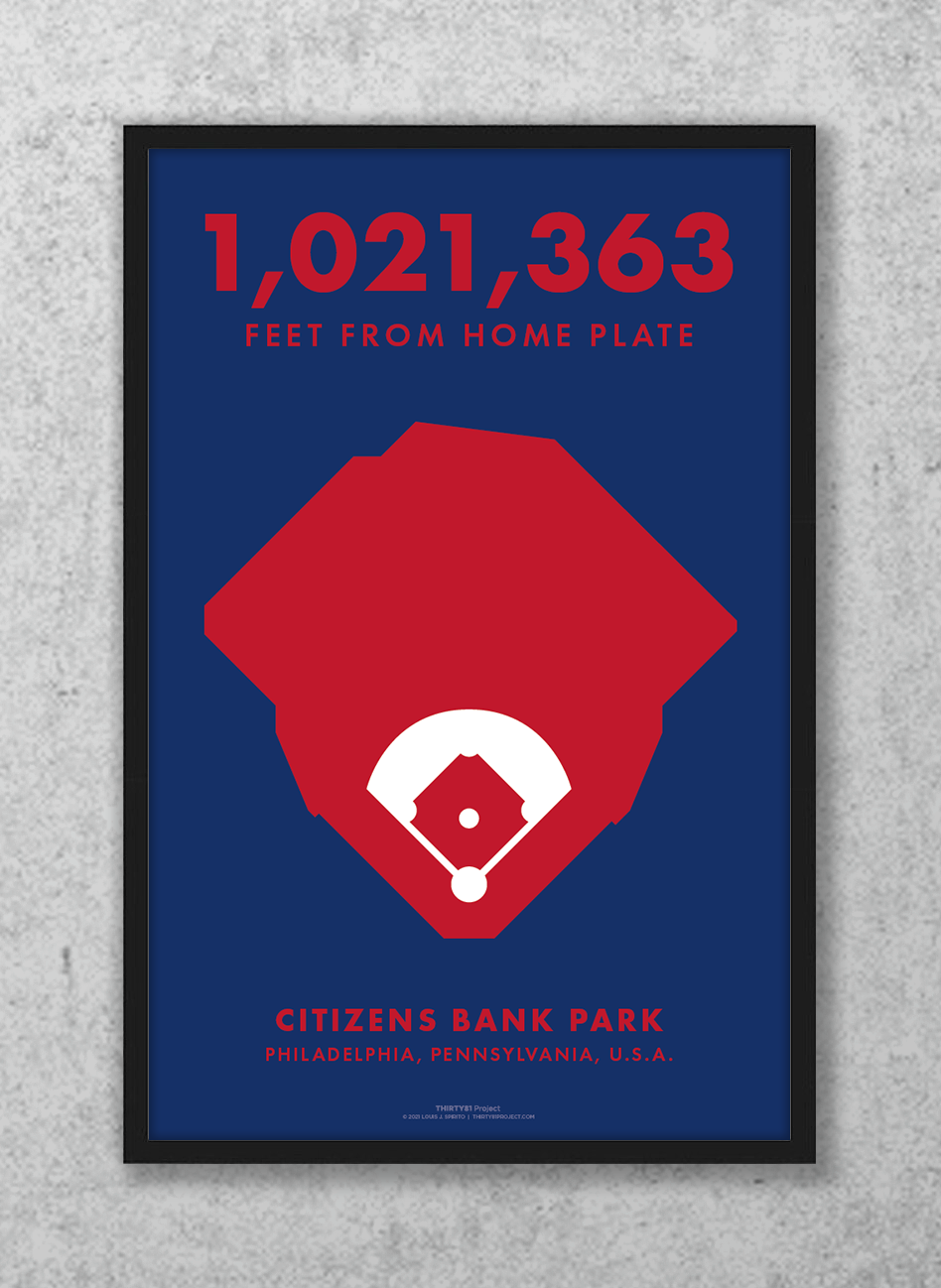 Citizens Bank Park Custom Print