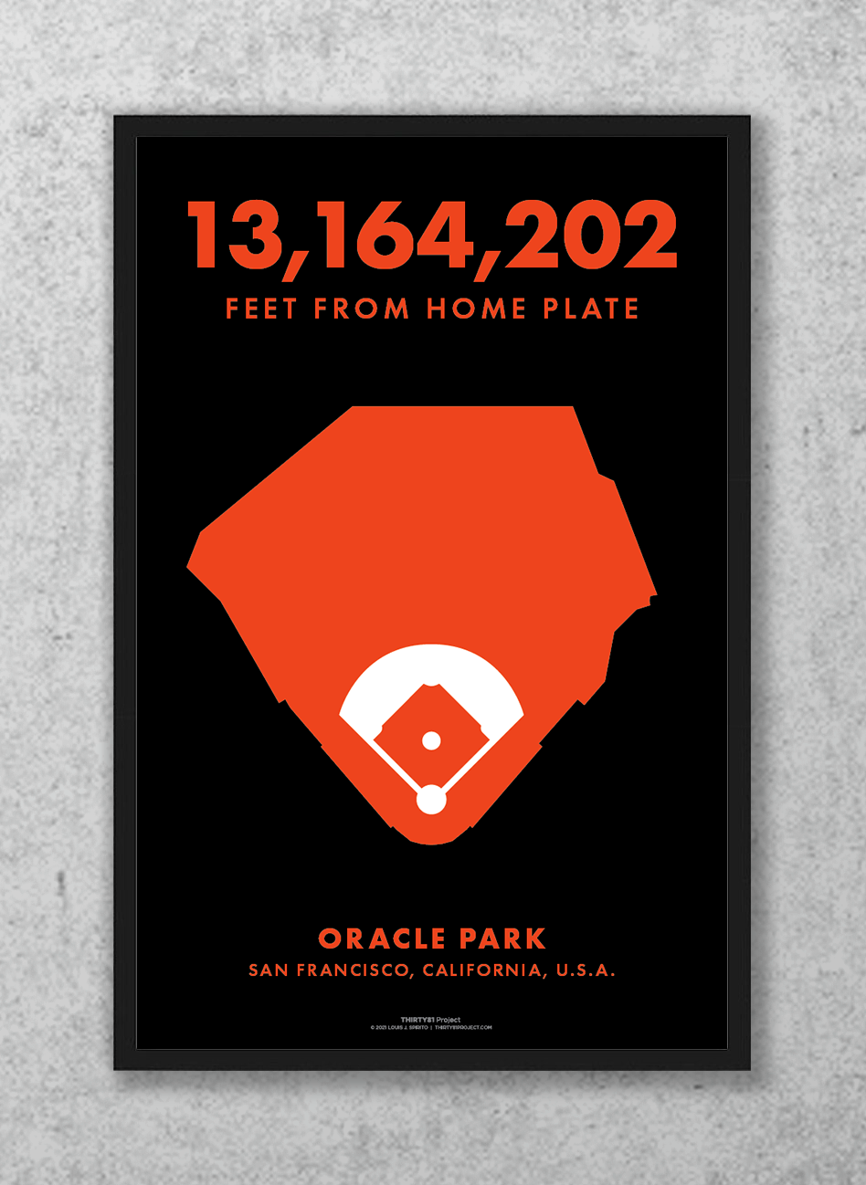 Oracle Park Custom Print