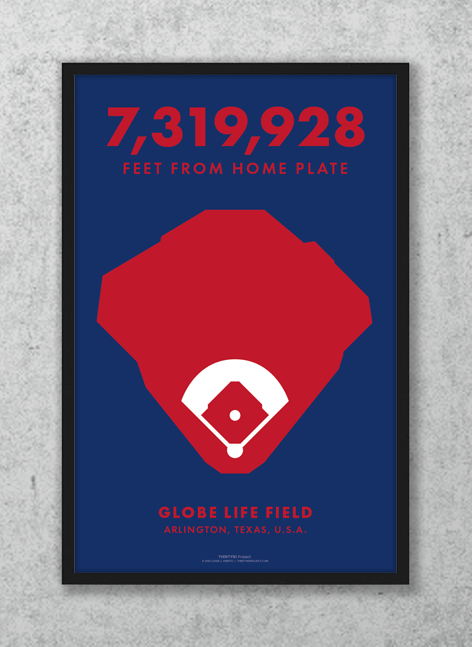 Globe Life Field Custom Print