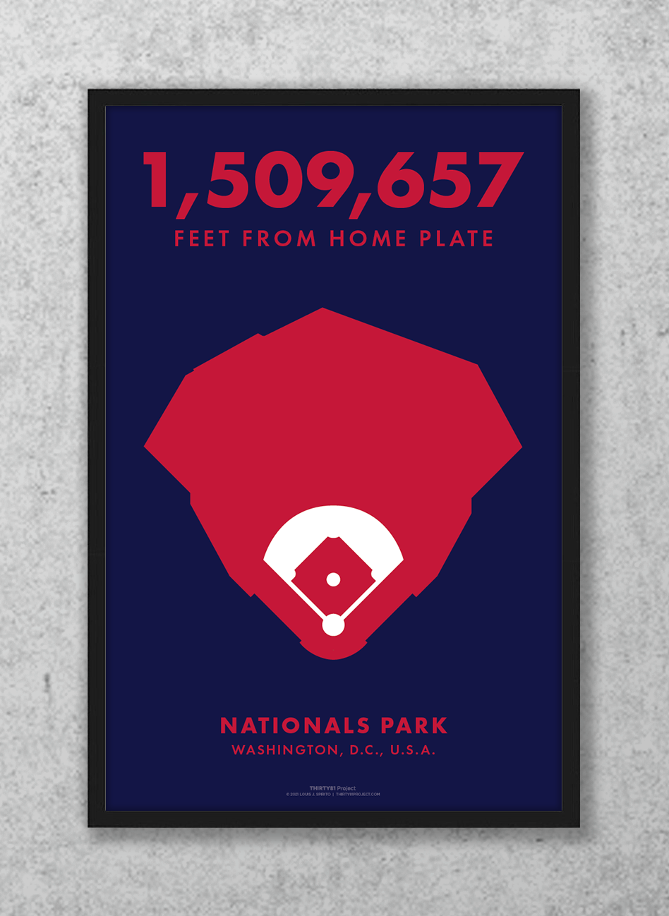 Nationals Park Custom Print