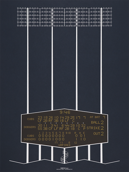 Ltd. Ed. Sandy Koufax Perfect Game 18x24 Serigraph Poster