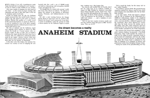 Anaheim Stadium 1966