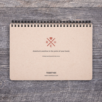 3rd Ed. Baseball Travel Scorebook