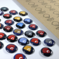 Fields of MLB Pin-Back Set