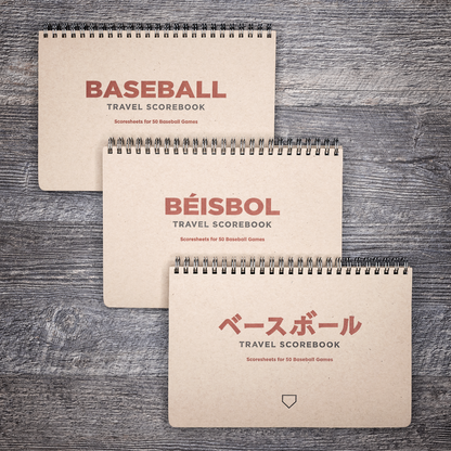 3rd Ed. Baseball Travel Scorebook