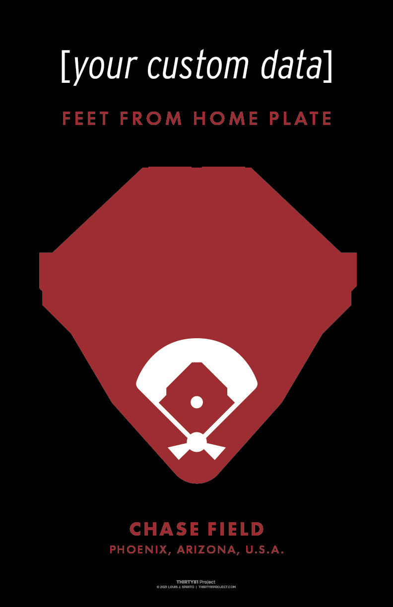 Chase Field Custom Print