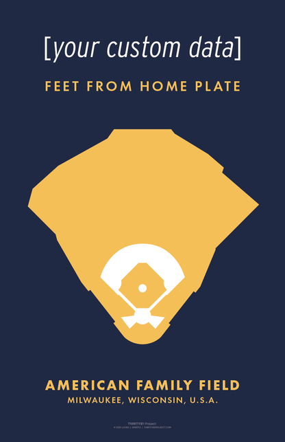 American Family Field Custom Print