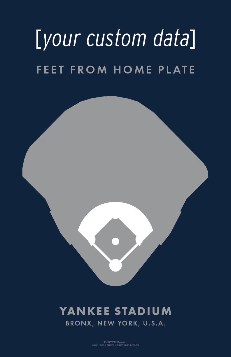 Yankee Stadium Custom Print