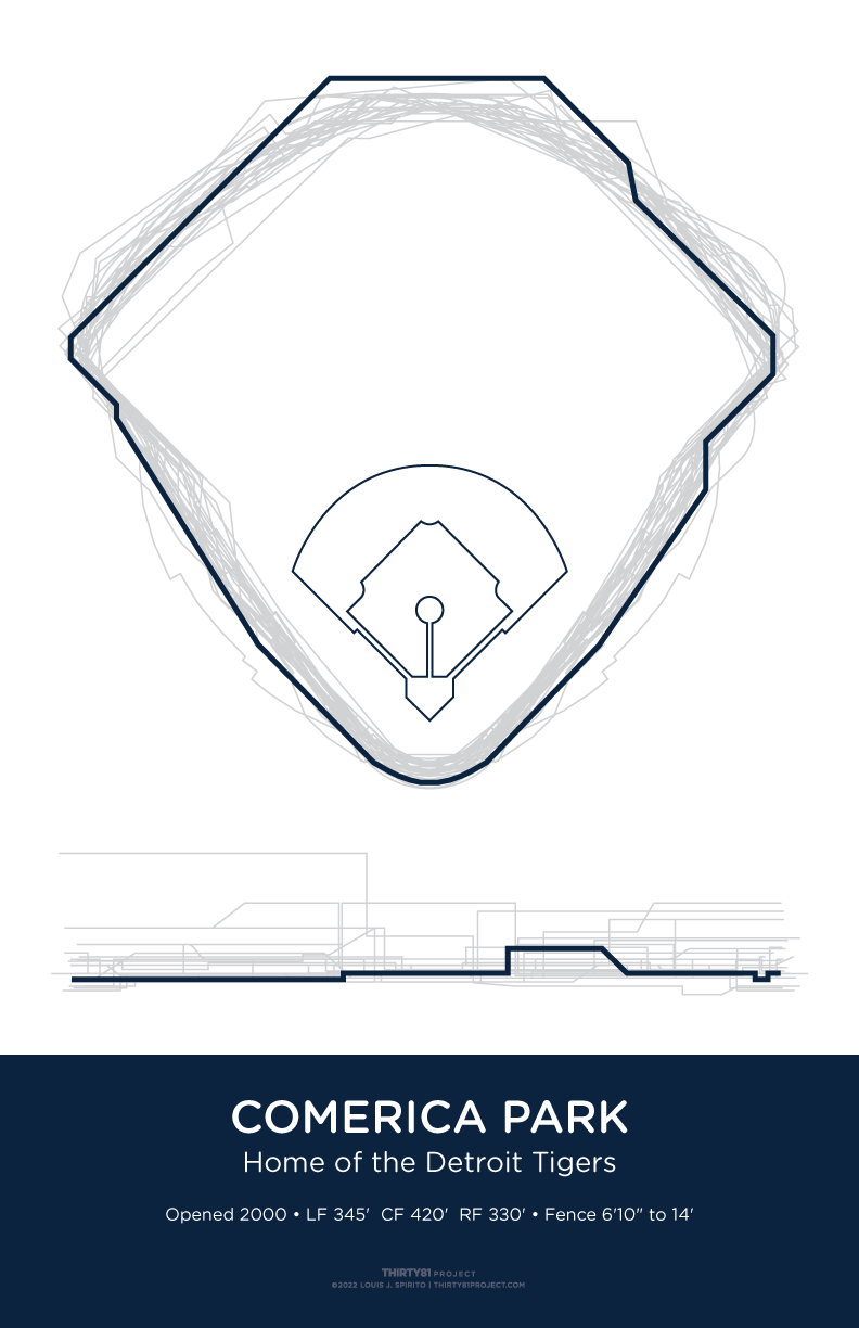 Comerica Park Interactive Seating Map Matttroy